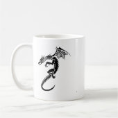 ノーバート黒いドラゴン コーヒーマグカップ (左)