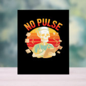 ノーパルススケルトンナースおもしろいメディカルハロウィーンPa アクリルサイン (ニュートラル)