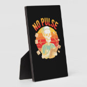 ノーパルススケルトンナースおもしろいメディカルハロウィーンPa フォトプラーク (側面)