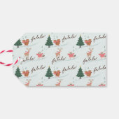 ノーピーキングウッドランドキツネ&ツリーデリバリー ギフトタグ (裏面横)