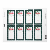 ノーピーキングサンタのコミン'町ピンクレトロバン ラベル (フルシート)