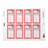 ノーピーク熱帯クリスマスピンクのコンバーチブル ラベル (フルシート)