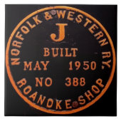 ノーフォークおよび西部の611の建築者のプレートのタイル タイル (正面)