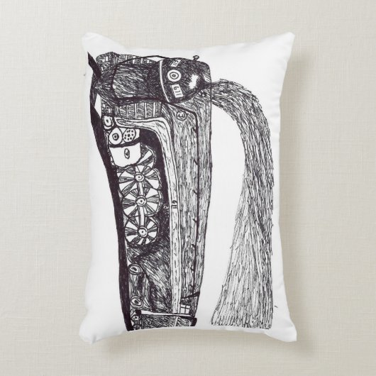 ノーフォークとウェスタン611枕 アクセントクッション (正面(垂直))