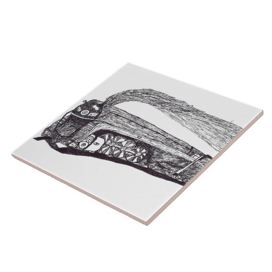 ノーフォークとウエスタン611タイル タイル (側面)