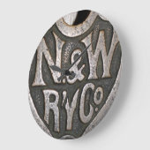 ノーフォークと西時計 ラージ壁時計 (傾斜)