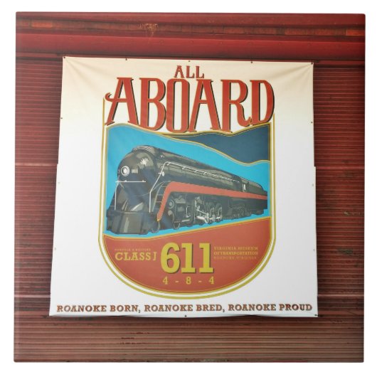 ノーフォークと西611のバナーのタイル タイル (正面)