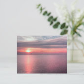 ノーフォークの夏の夕日 ポストカード (スタンド正面)