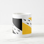 ノーフォークの旗 コーヒーマグカップ (中央)