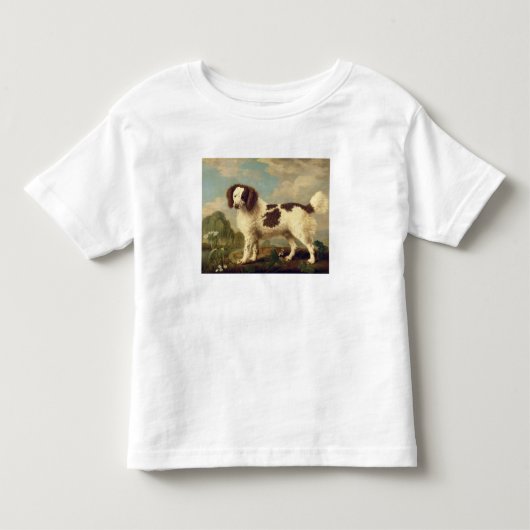 ノーフォークまたは水上スパニエル犬、1778年（大井） トドラーTシャツ (正面)