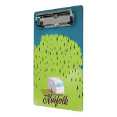 ノーフォークキャラバンマップノートブック ミニクリップボード (アングル2)