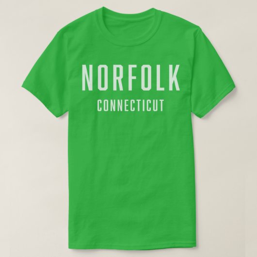 ノーフォークコネチカットTシャツ Tシャツ (デザイン正面)