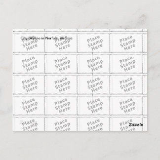 ノーフォークシティスカイライン ポストカード