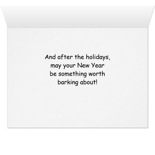 ノーフォークテリアおもしろいー・クリスマスドッグと木 (内部横(下))