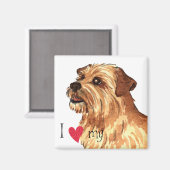 ノーフォークテリアが大好き マグネット (正面/裏面)