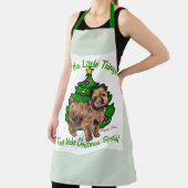 ノーフォークテリアのクリスマスプレゼント エプロン (インサイチュ)