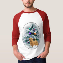 ノーフォークテリアのクリスマスプレゼント Tシャツ