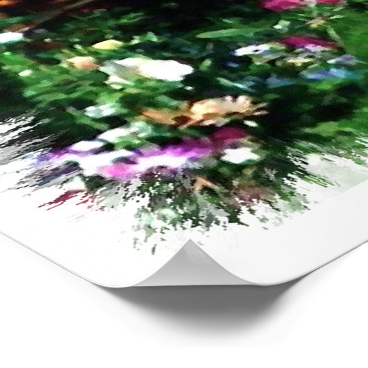 ノーフォークテリアアートプリント ポスター (角)