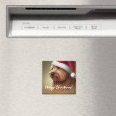 ノーフォークテリアクリスマスマグネット マグネット (インサイチュ (食洗機))