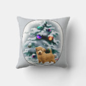 ノーフォークテリアクリスマス クッション (裏面)