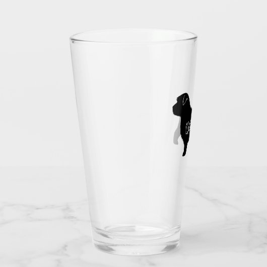 ノーフォークテリアシルエットパーソナライズされたドッグ愛好家 タンブラーグラス (右)