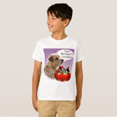 ノーフォークテリアハロウィーンキャンディ Tシャツ (正面フル)
