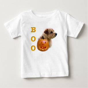 ノーフォークテリアハロウィーンブー ベビーTシャツ
