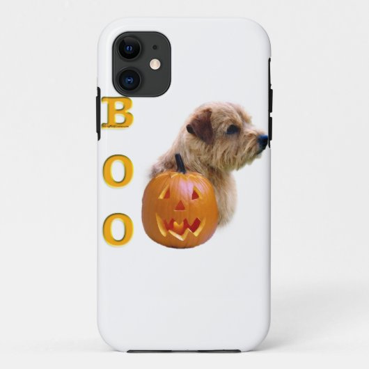 ノーフォークテリアハロウィーンブー Case-Mate iPhoneケース (裏面)