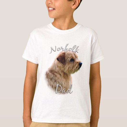 ノーフォークテリアパパ2 Tシャツ (正面)
