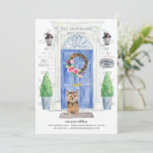 ノーフォークテリアフロントドア移動アナウンス 招待状 (スタンド正面)