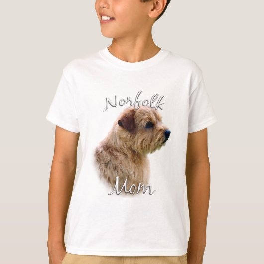 ノーフォークテリアママ2 Tシャツ (正面)
