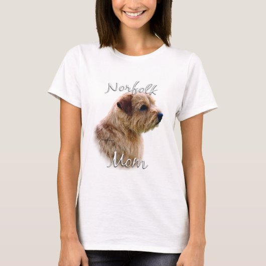 ノーフォークテリアママ2 Tシャツ (正面)