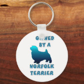 ノーフォークテリア所有 キーホルダー (正面)