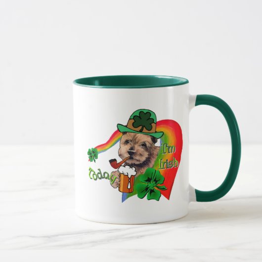 ノーフォークテリアSt patricks マグカップ (右)