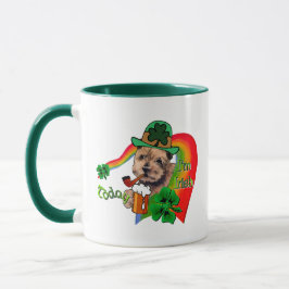 ノーフォークテリアSt patricks マグカップ