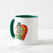 ノーフォークテリアSt patricks マグカップ (正面左)
