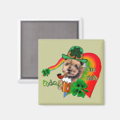 ノーフォークテリアSt patricks マグネット (正面/裏面)