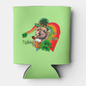 ノーフォークテリアSt patricks 缶クーラー (正面)