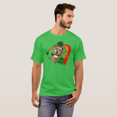 ノーフォークテリアSt patricks Tシャツ (正面フル)