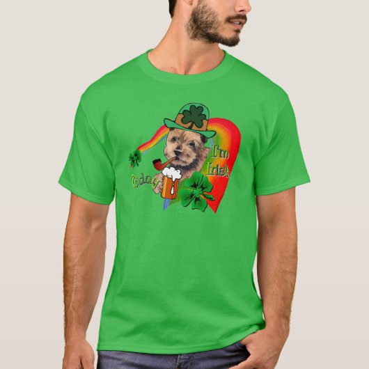 ノーフォークテリアSt patricks Tシャツ (正面)