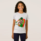 ノーフォークテリアSt patricks Tシャツ (正面フル)