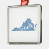 ノーフォークバージニアウッドグレイン メタルオーナメント (左)