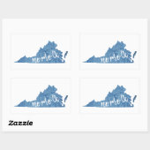 ノーフォークバージニアウッドグレイン 長方形シール (シート)