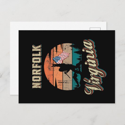 ノーフォークバージニア ポストカード (正面/裏面)