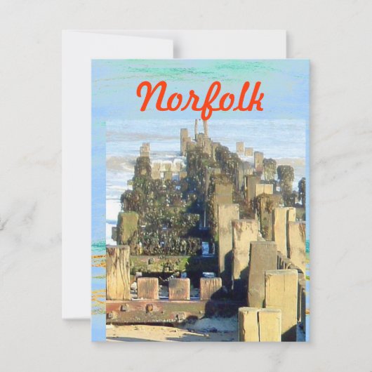 ノーフォークビーチ電話 シーズンカード (正面)