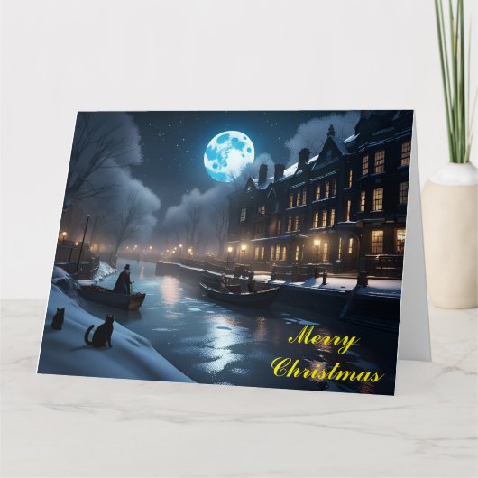 ノーフォークブラッドクリスマスカード カード (正面)