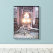 ノーフォーク南機関車#3288 キャンバスプリント (インサイチュ (ウッドフロア))