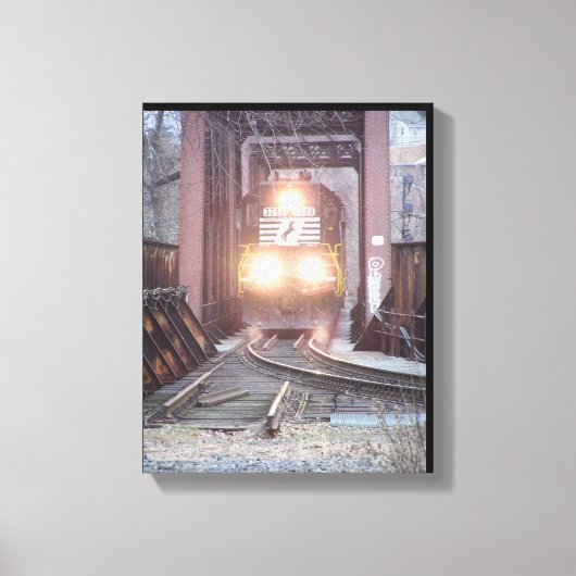 ノーフォーク南機関車#3288 キャンバスプリント (正面)