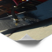 ノーフォーク南部鉄道911ディーゼル機関車 ポスター (角)