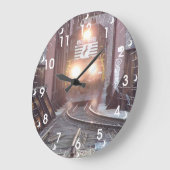 ノーフォーク南#3288壁時計 ラージ壁時計 (傾斜)